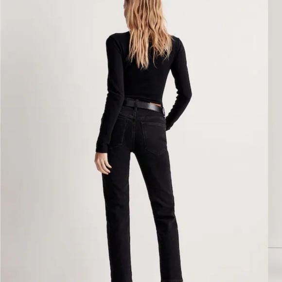 Lk new madewell mid rise perfect vintage jean black 12 31 - Picture 3 of 8